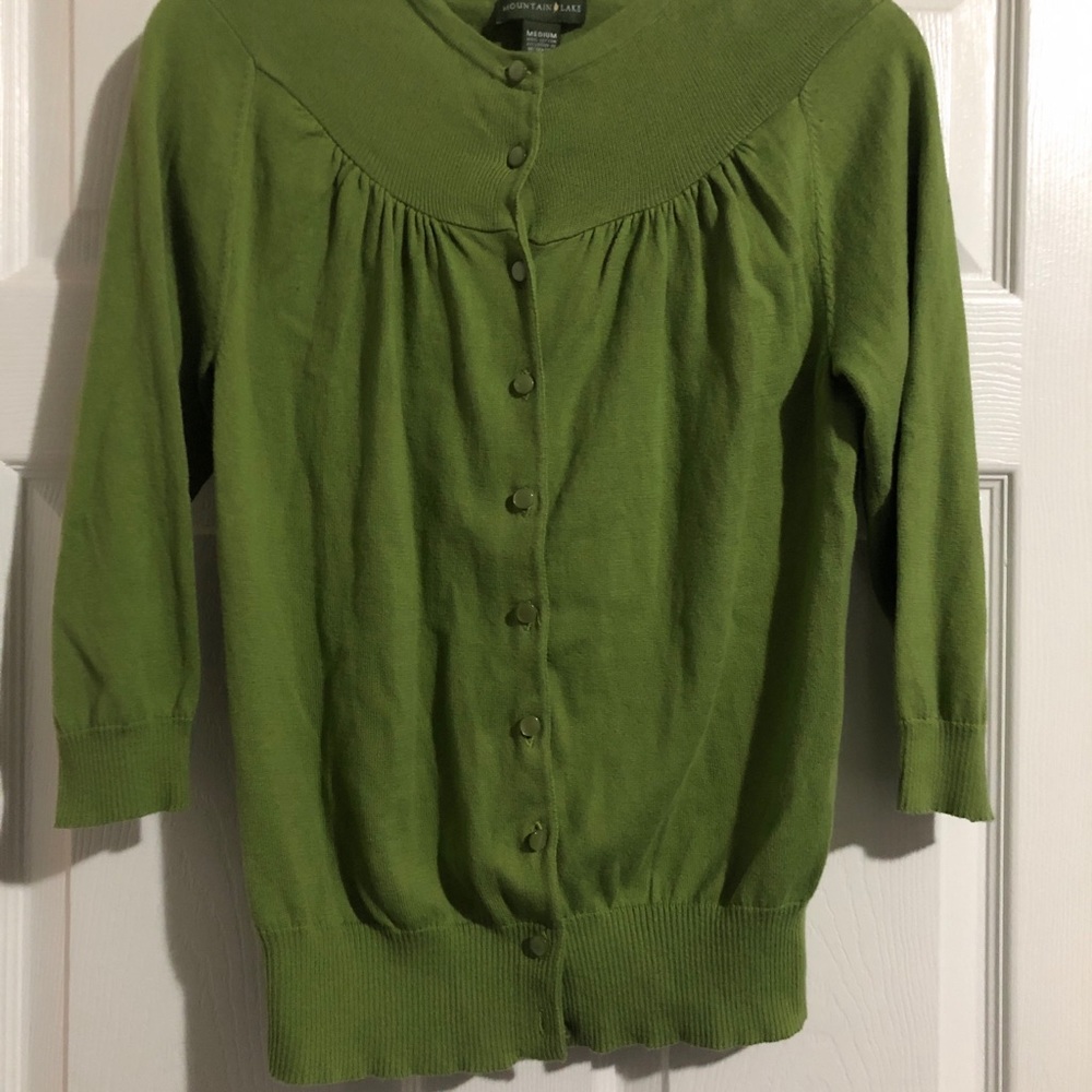 Green Cardigan sweaters